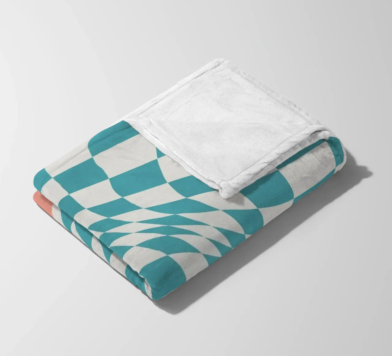 Tessuto a scacchiera 03 coperta in pile da Little Dean
