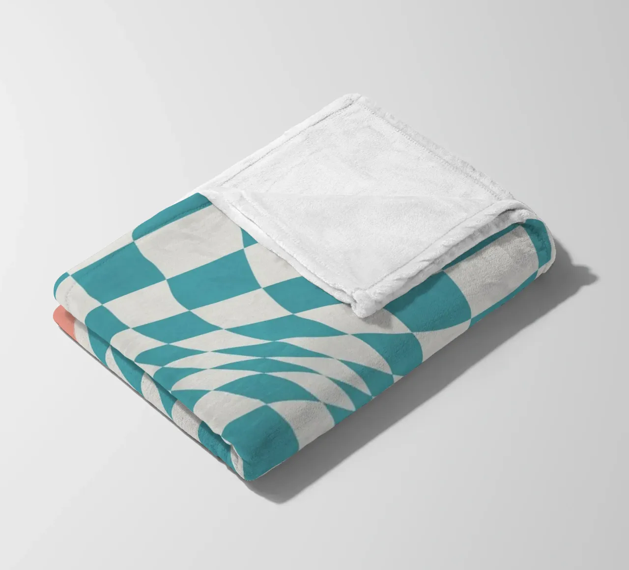 Tessuto a scacchiera 03 coperta in pile da Little Dean