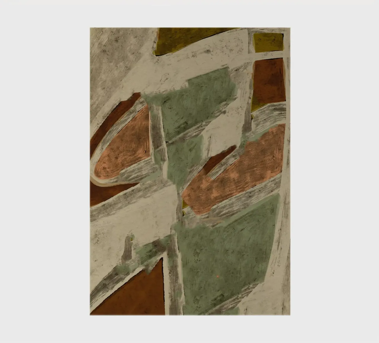 Shifted Fields No 1 notebook by treechild