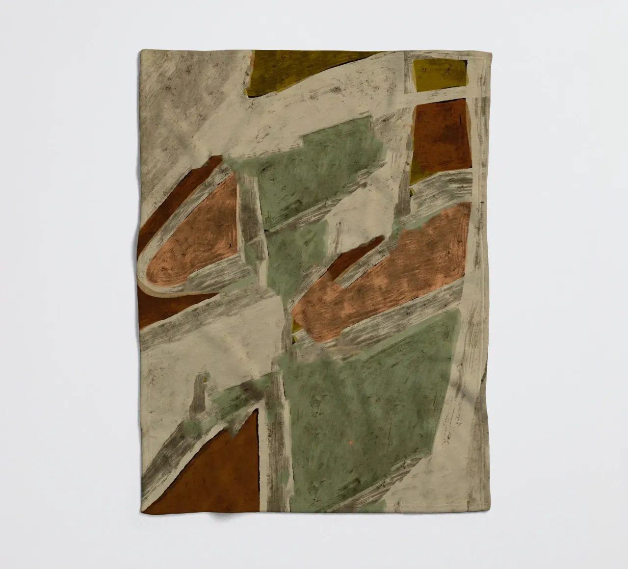 Shifted Fields No 1 coperta in pile da treechild