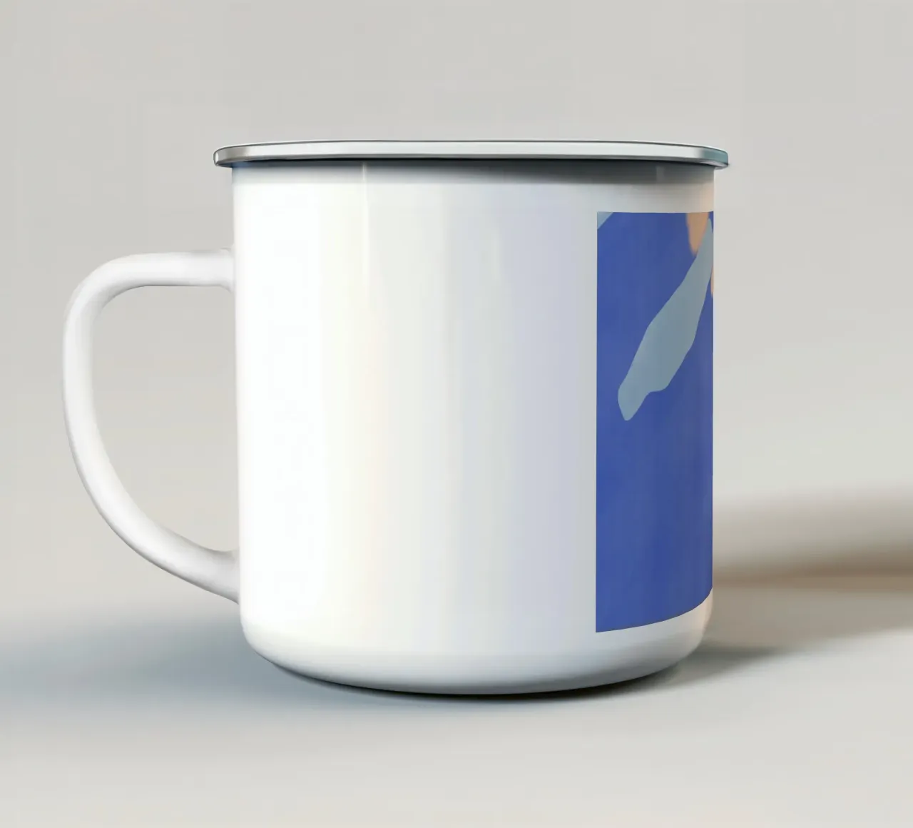 Luci e ombre tazza in smalto da Little Dean