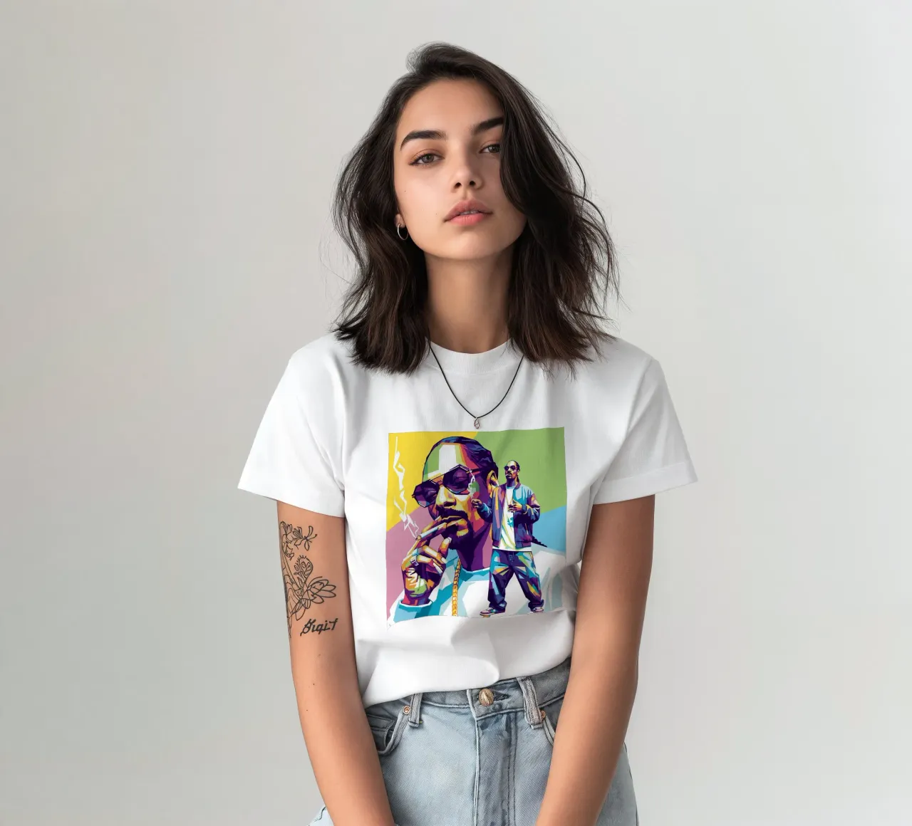 Snoop Dogg - WPAP art style (3) t-shirt da Hantamrata
