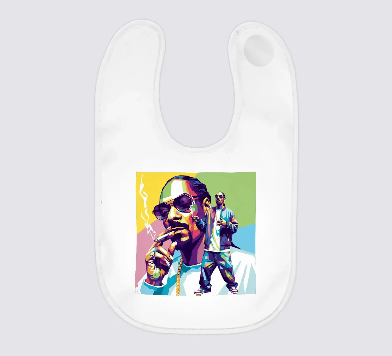 Snoop Dogg - WPAP art style (3) bavaglino da Hantamrata