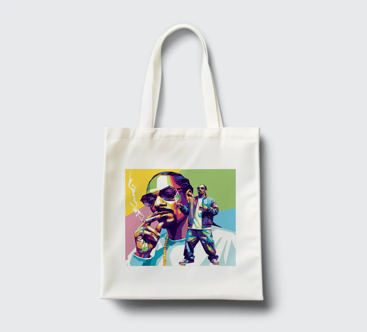 Snoop Dogg - WPAP art style (3) borsa in juta da Hantamrata