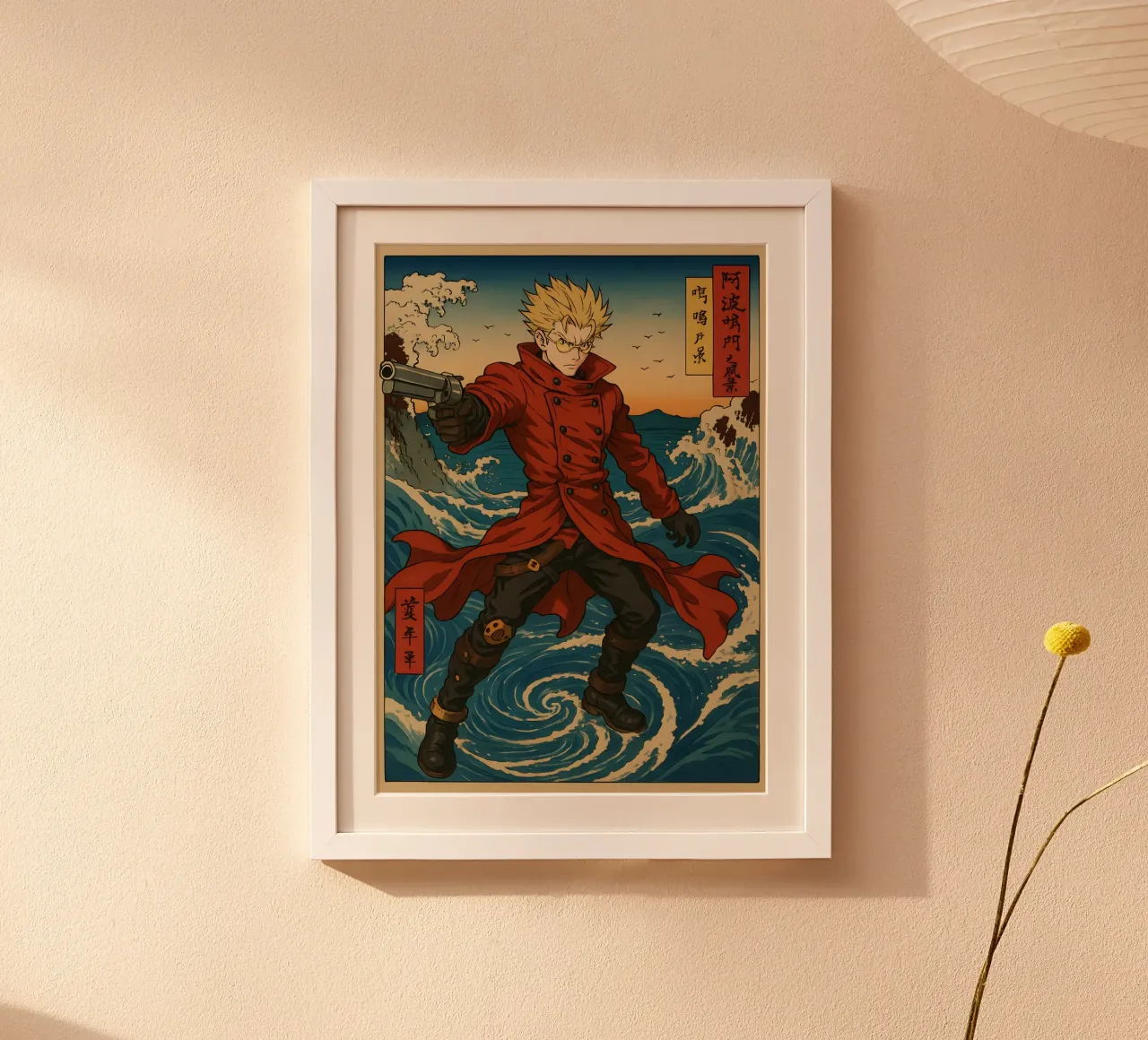 Vintage Trigun Vash the Stampede Japan Art poster da KakiHanryJP