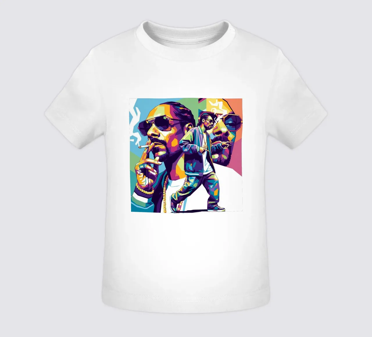 Snoop Dogg - WPAP art style (4) maglietta neonato da Hantamrata
