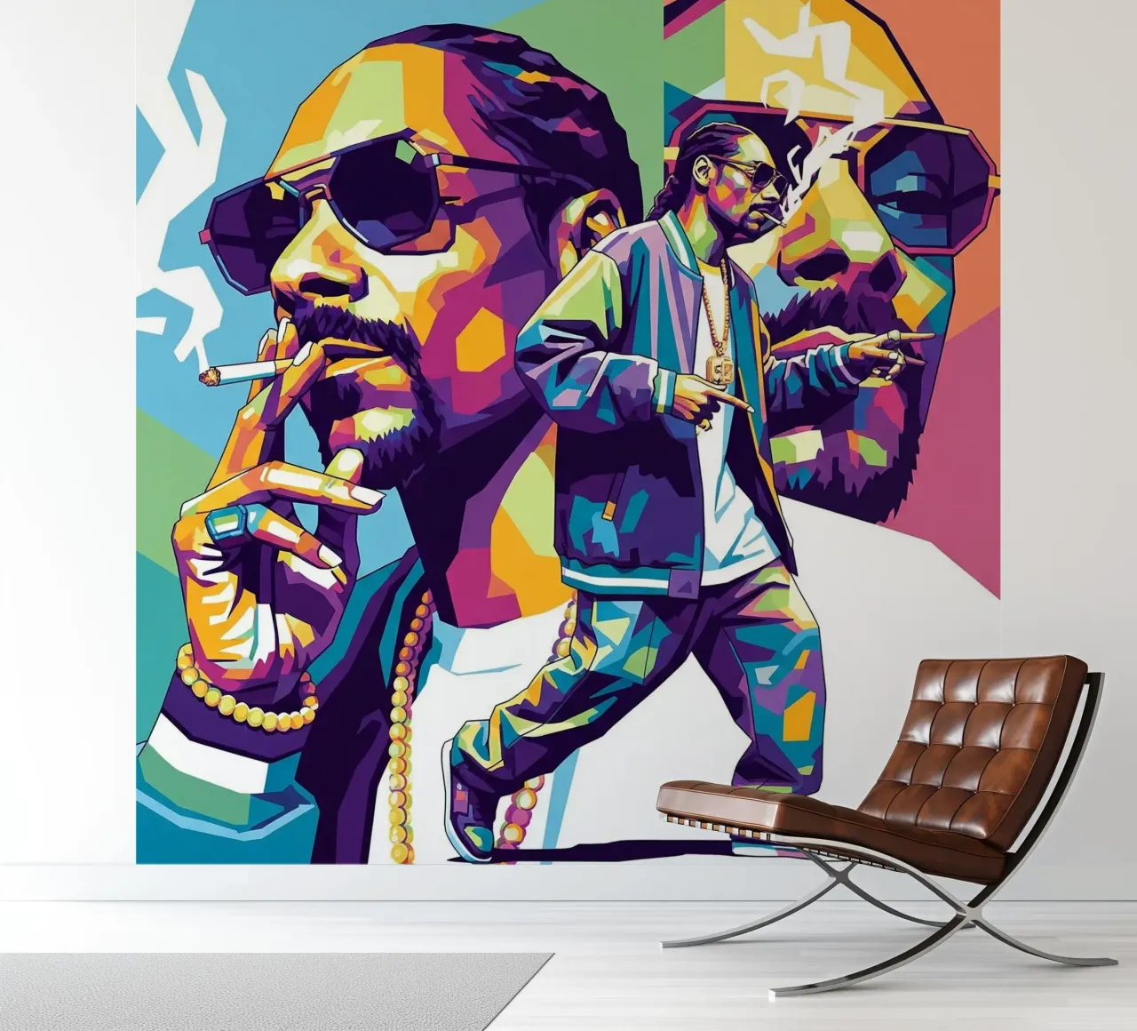Snoop Dogg - WPAP art style (4) photo wallpaper by Hantamrata
