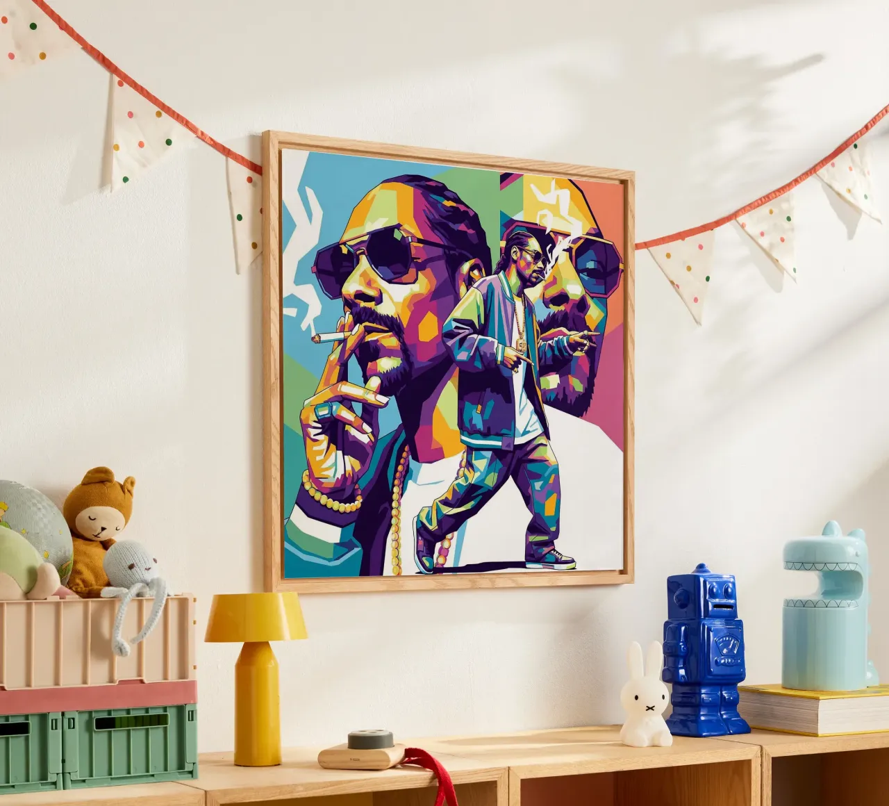 Snoop Dogg - WPAP art style (4) plexiglass da Hantamrata