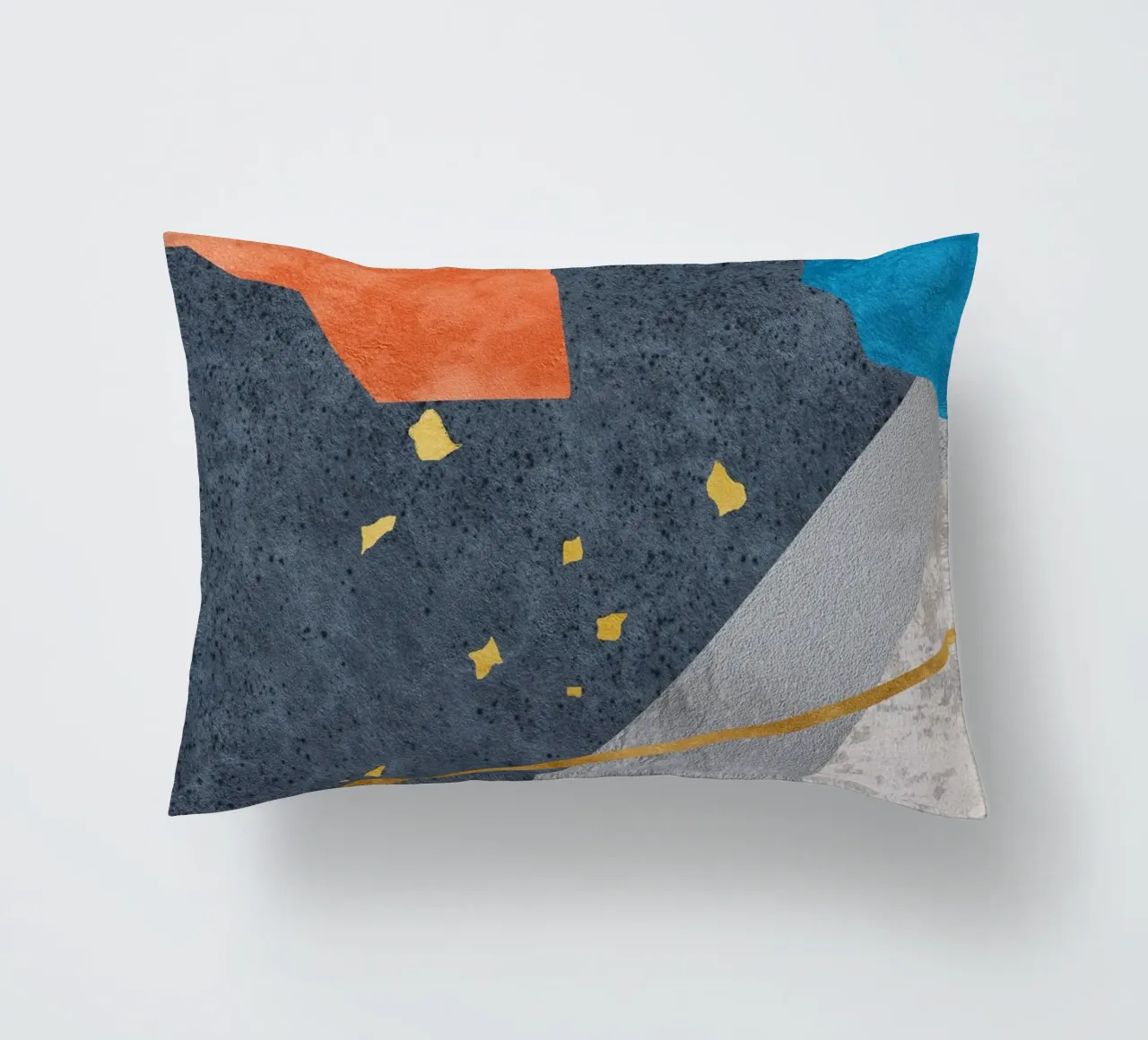 abstract art pieces cuscino da vintageshop
