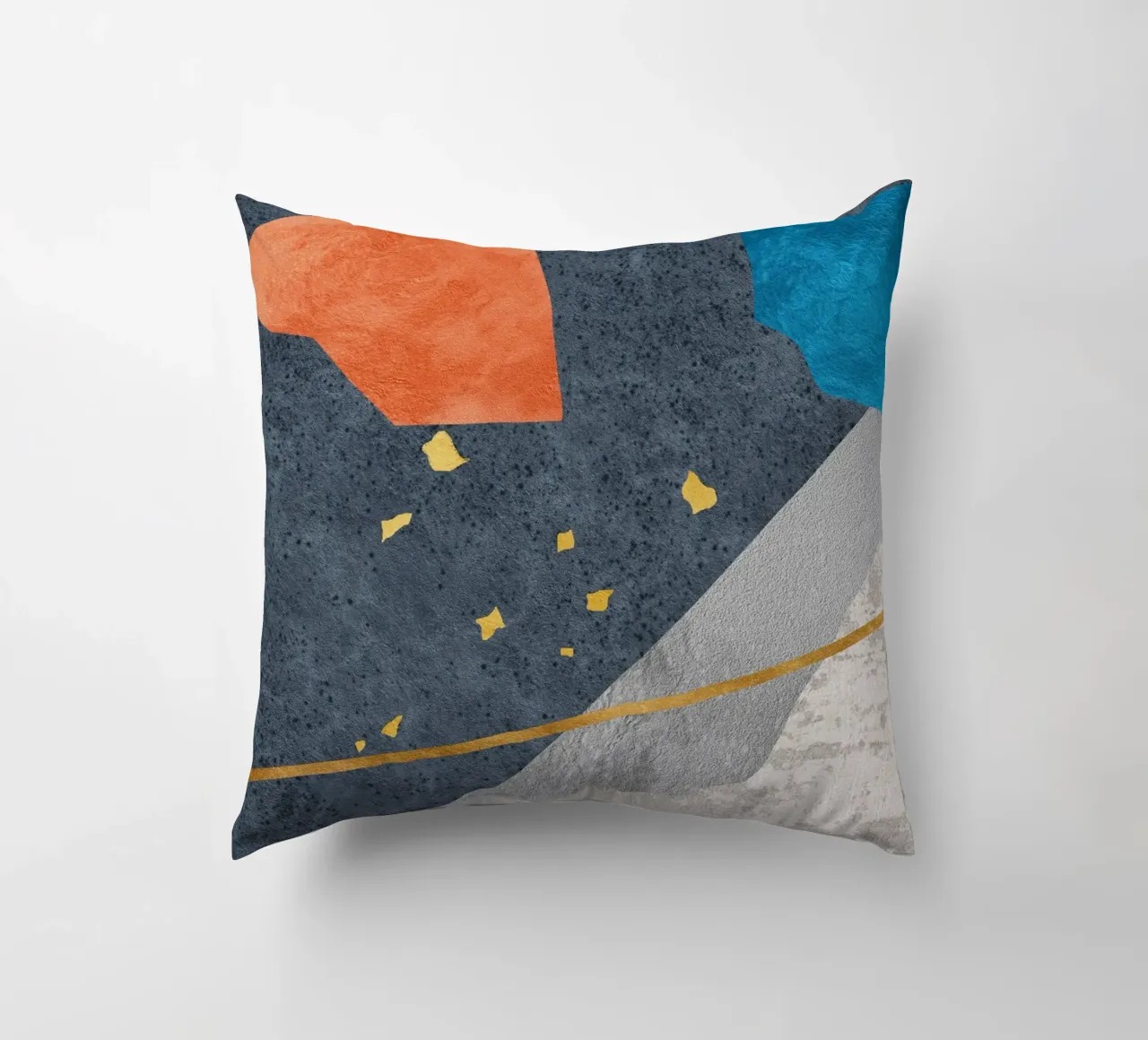 abstract art pieces cuscino da vintageshop