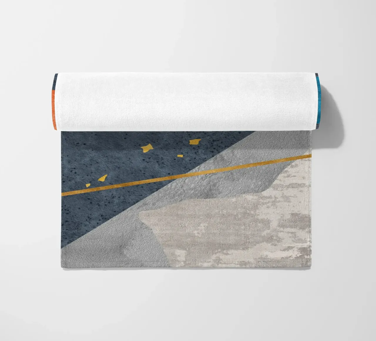 abstract art pieces telo mare da vintageshop