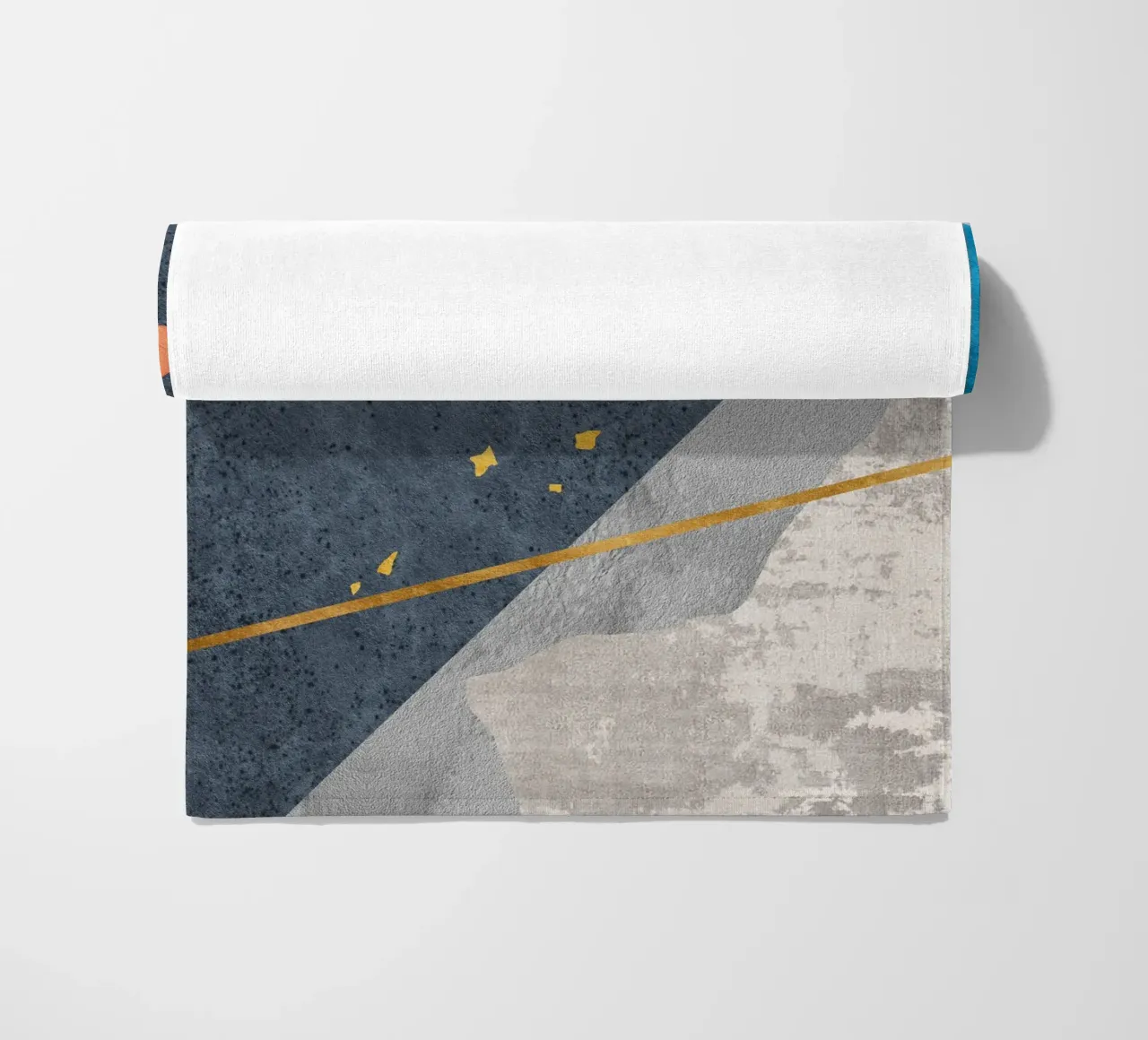 abstract art pieces telo mare da vintageshop