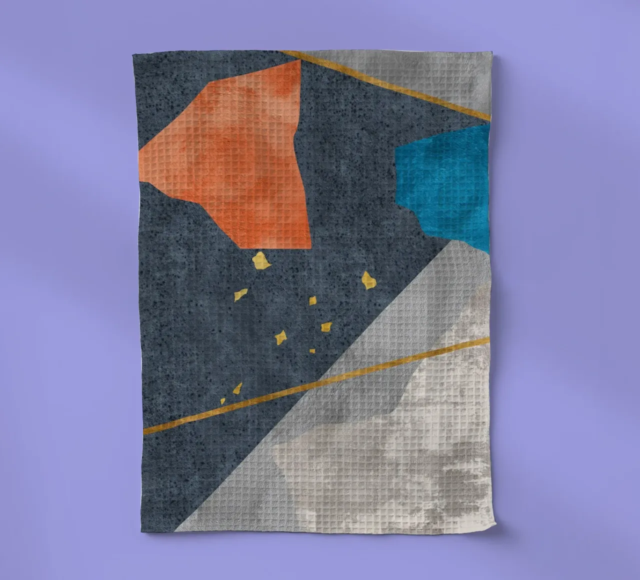 abstract art pieces canovaccio da cucina da vintageshop
