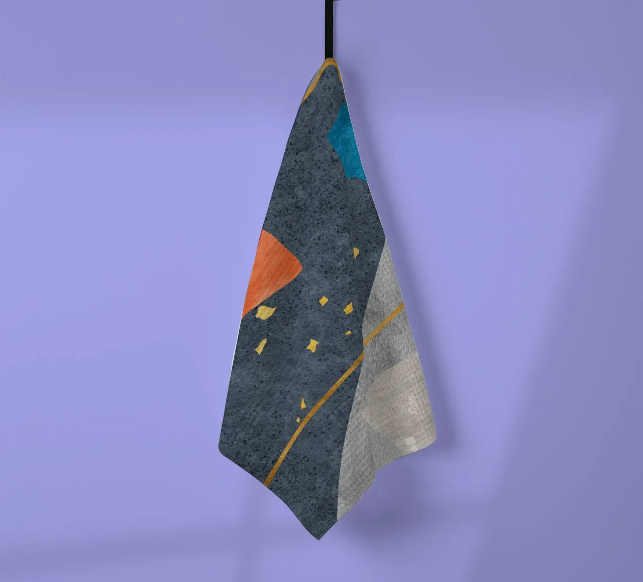 abstract art pieces canovaccio da cucina da vintageshop