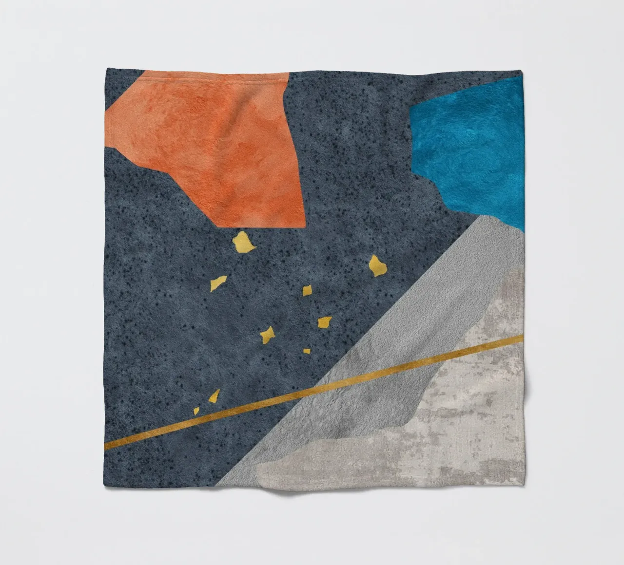 abstract art pieces coperta in pile da vintageshop