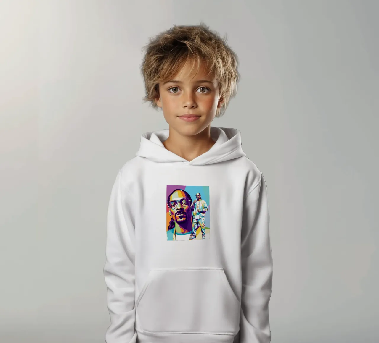 Snoop Dogg - WPAP art style (5) felpa bambino con cappuccio da Hantamrata