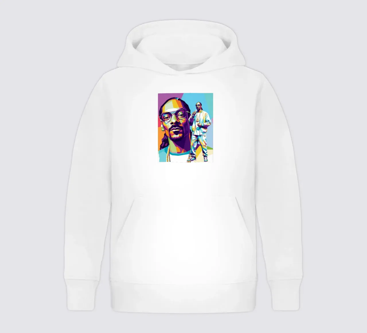Snoop Dogg - WPAP art style (5) felpa bambino con cappuccio da Hantamrata