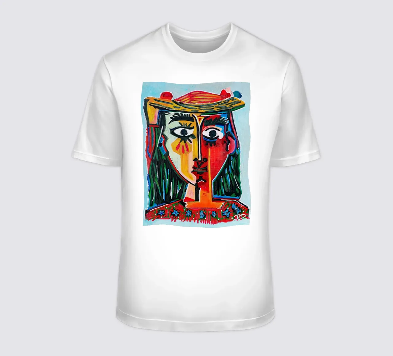 Abstraktes Porträt von Petronella T-Shirt von Susanprint