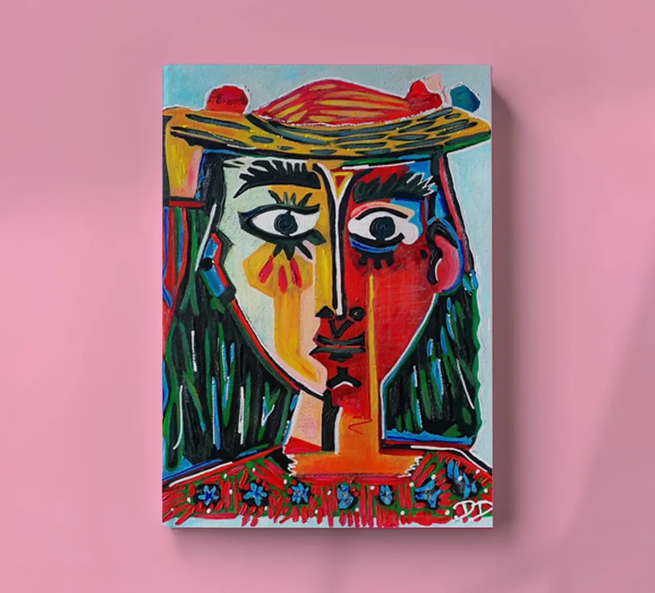 Abstract portrait of Petronella notebook by Susanprint