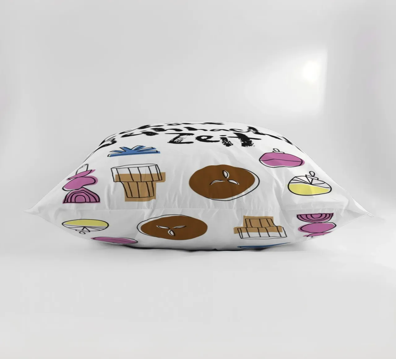 Weihnachtszeit cuscino da Brushmeetspaper