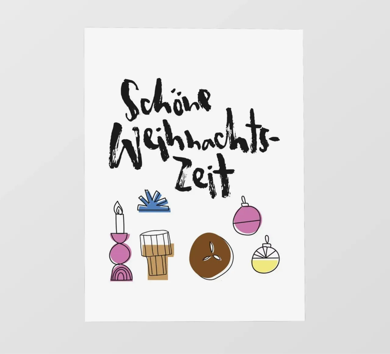 Weihnachtszeit telo in pvc da Brushmeetspaper