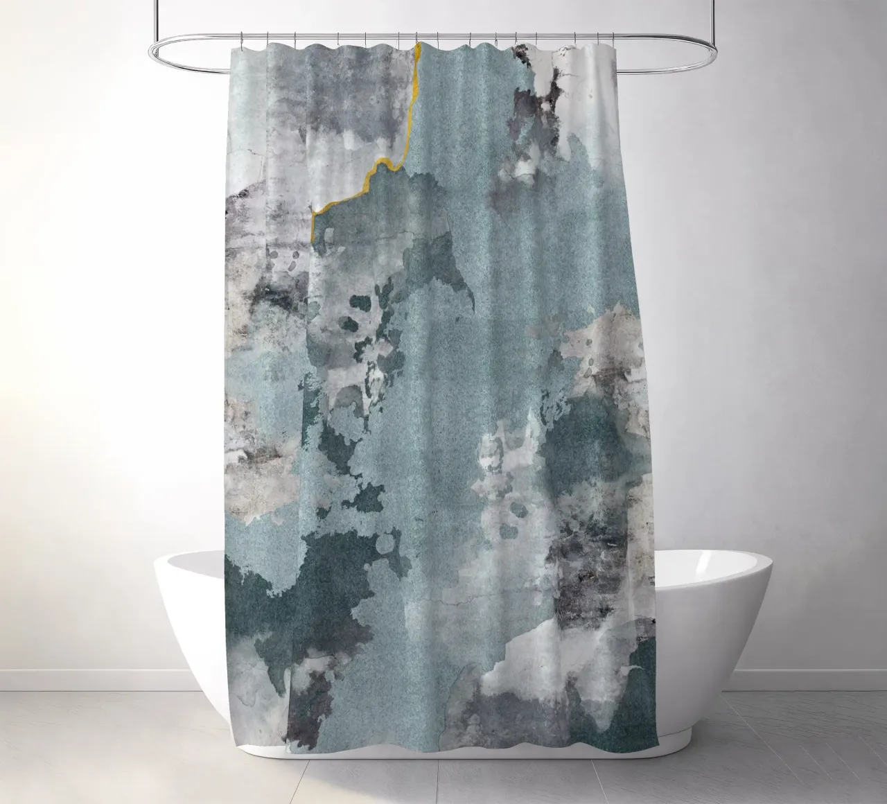 abstract art pieces gray texture tenda da doccia da vintageshop