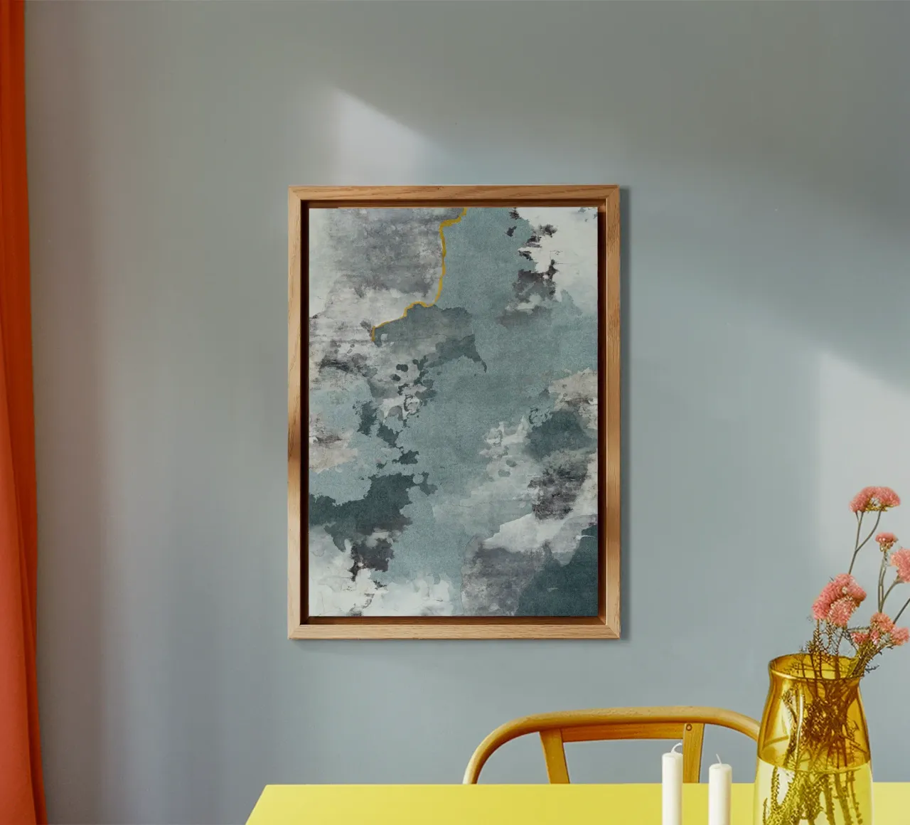 abstract art pieces gray texture alluminio dibond da vintageshop