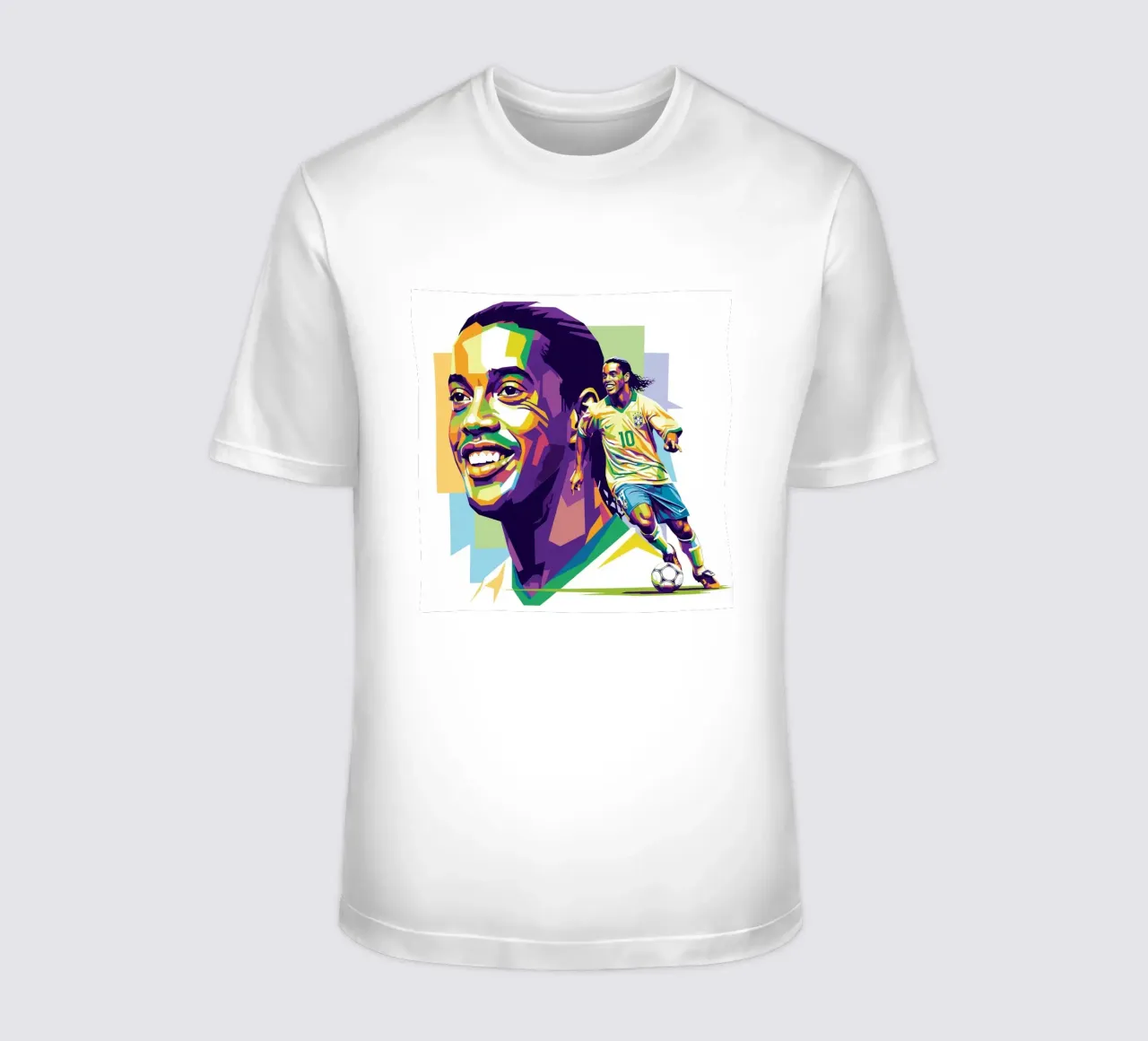 Ronaldinho with the iconic smile t-shirt da Hantamrata