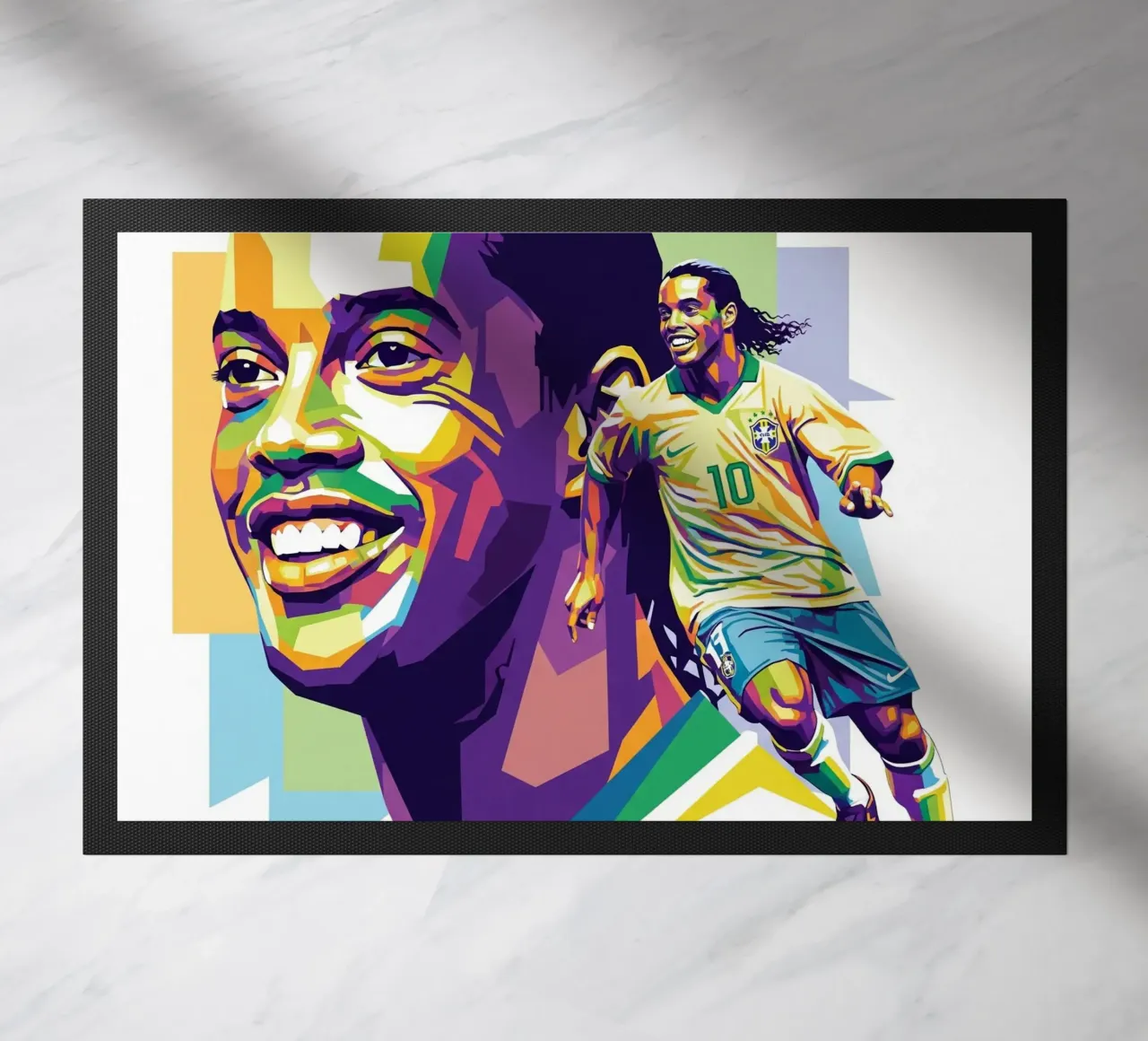 Ronaldinho with the iconic smile zerbino da Hantamrata