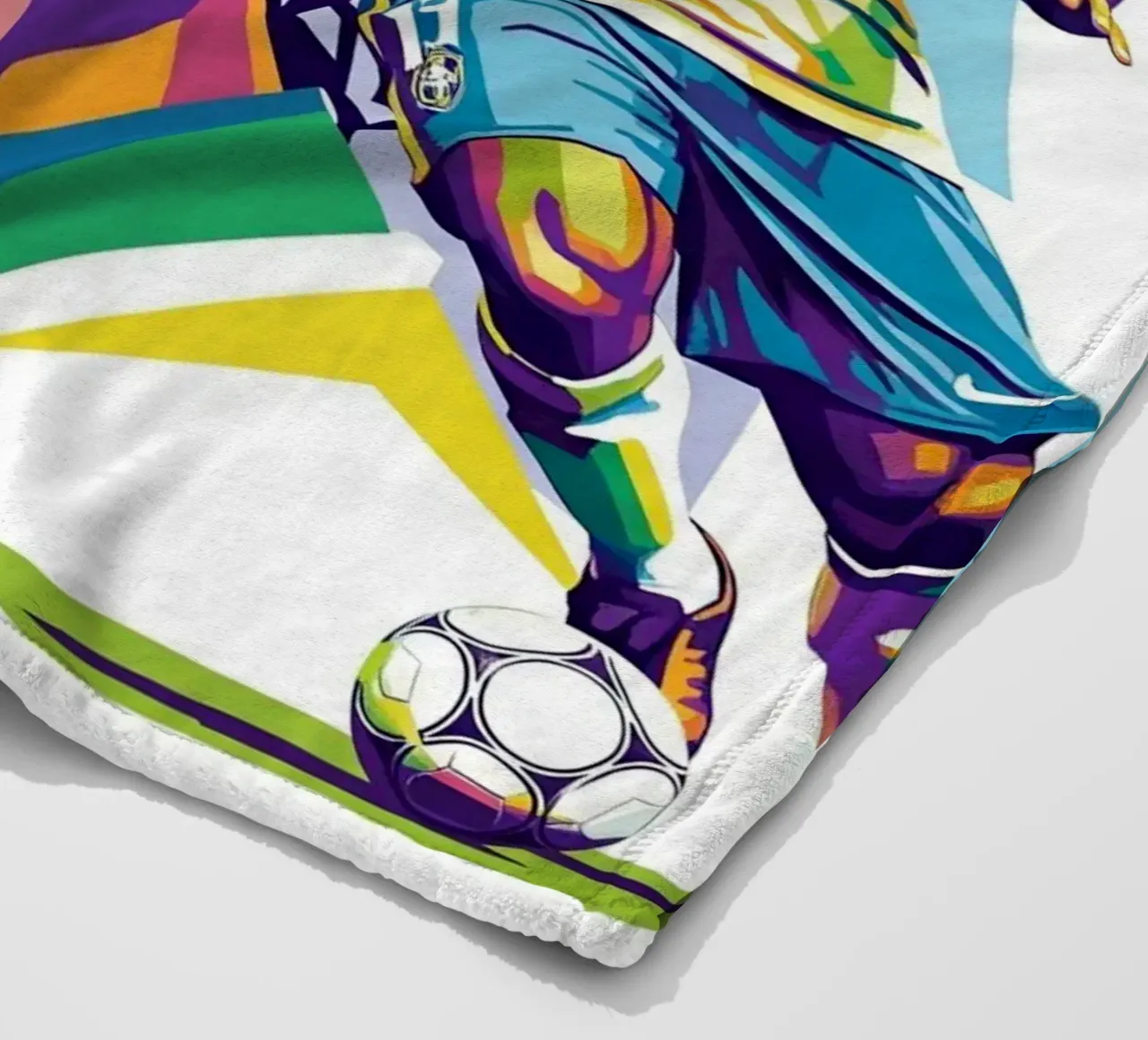 Ronaldinho with the iconic smile coperta in pile da Hantamrata