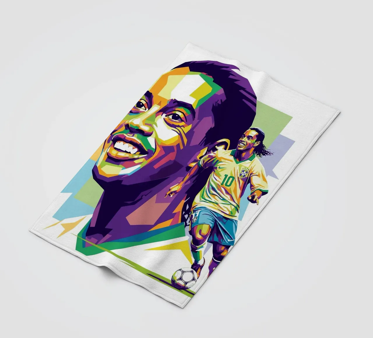 Ronaldinho with the iconic smile coperta in pile da Hantamrata