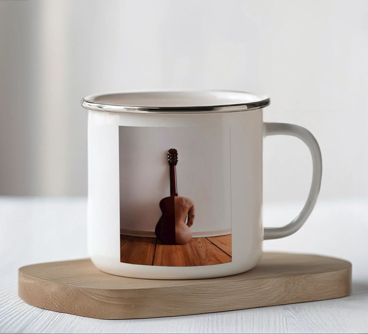One With Music tazza in smalto da mofartmonica