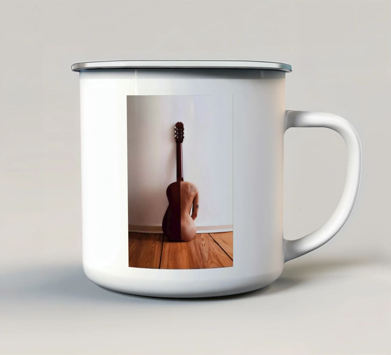 One With Music tazza in smalto da mofartmonica