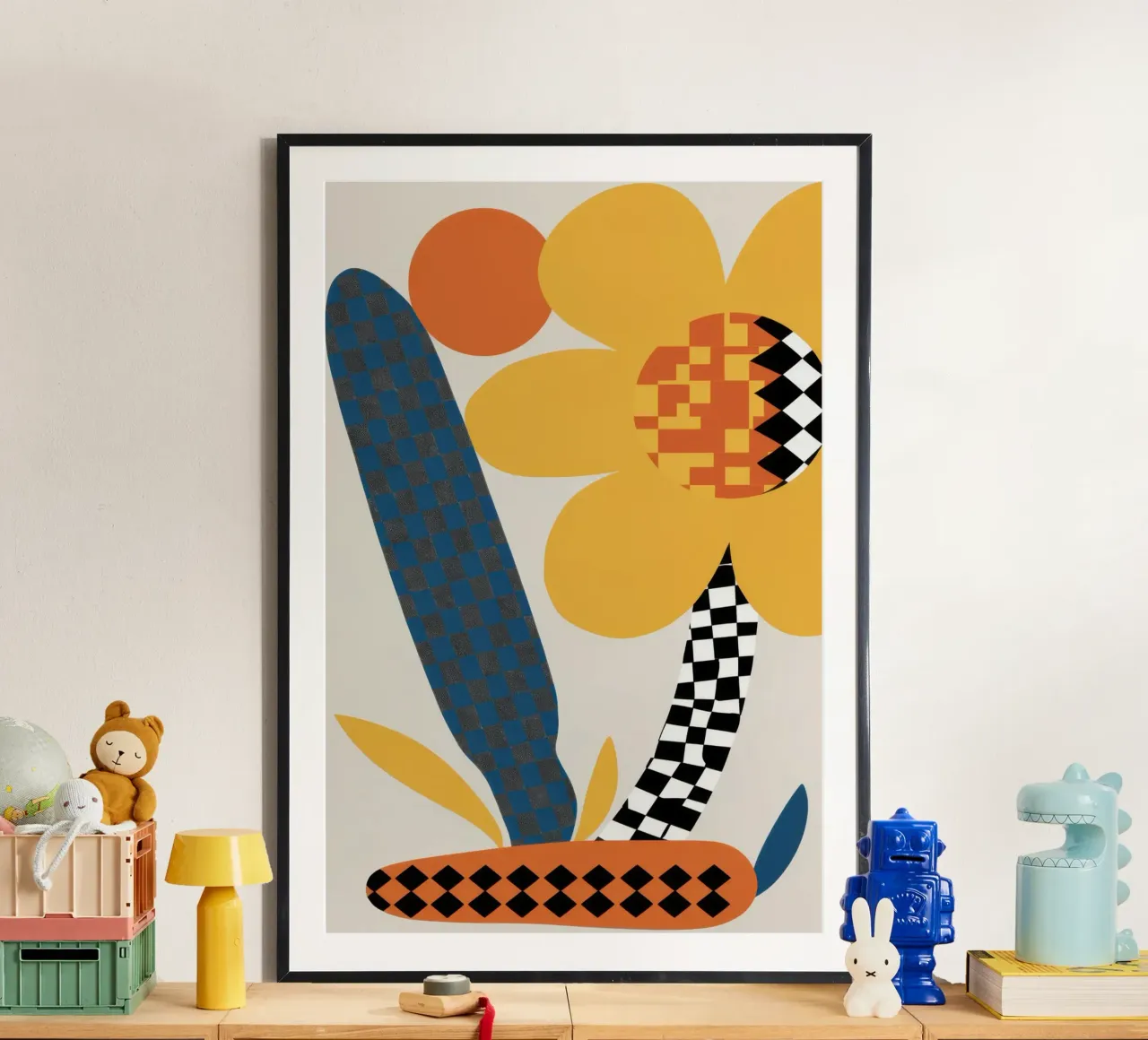 Vibrante geometria floreale poster da Bring Haven