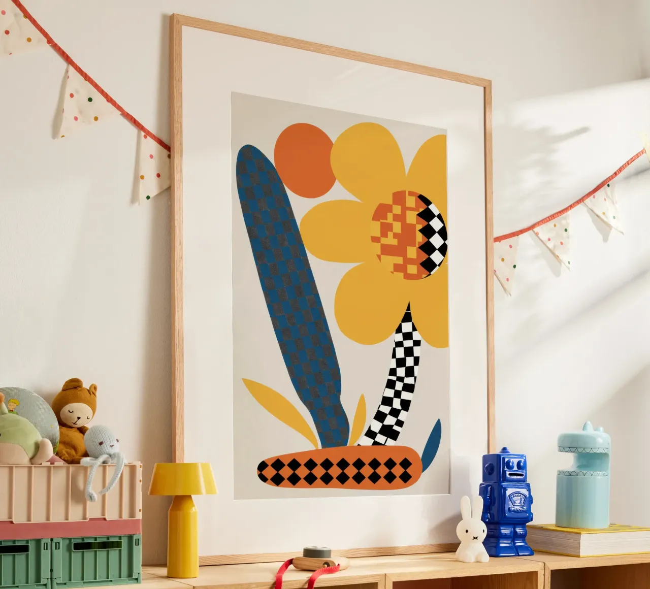 Vibrante geometria floreale poster da Bring Haven