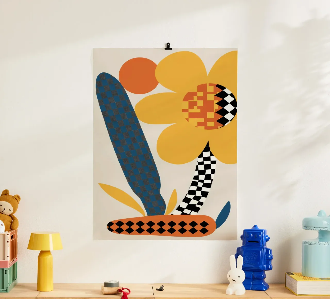 Vibrante geometria floreale poster da Bring Haven
