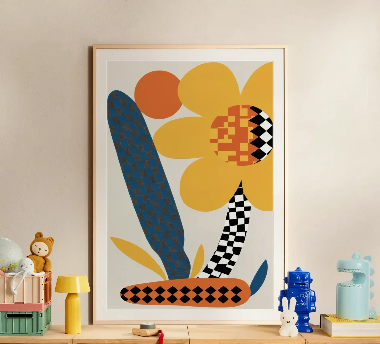 Vibrante geometria floreale poster da Bring Haven