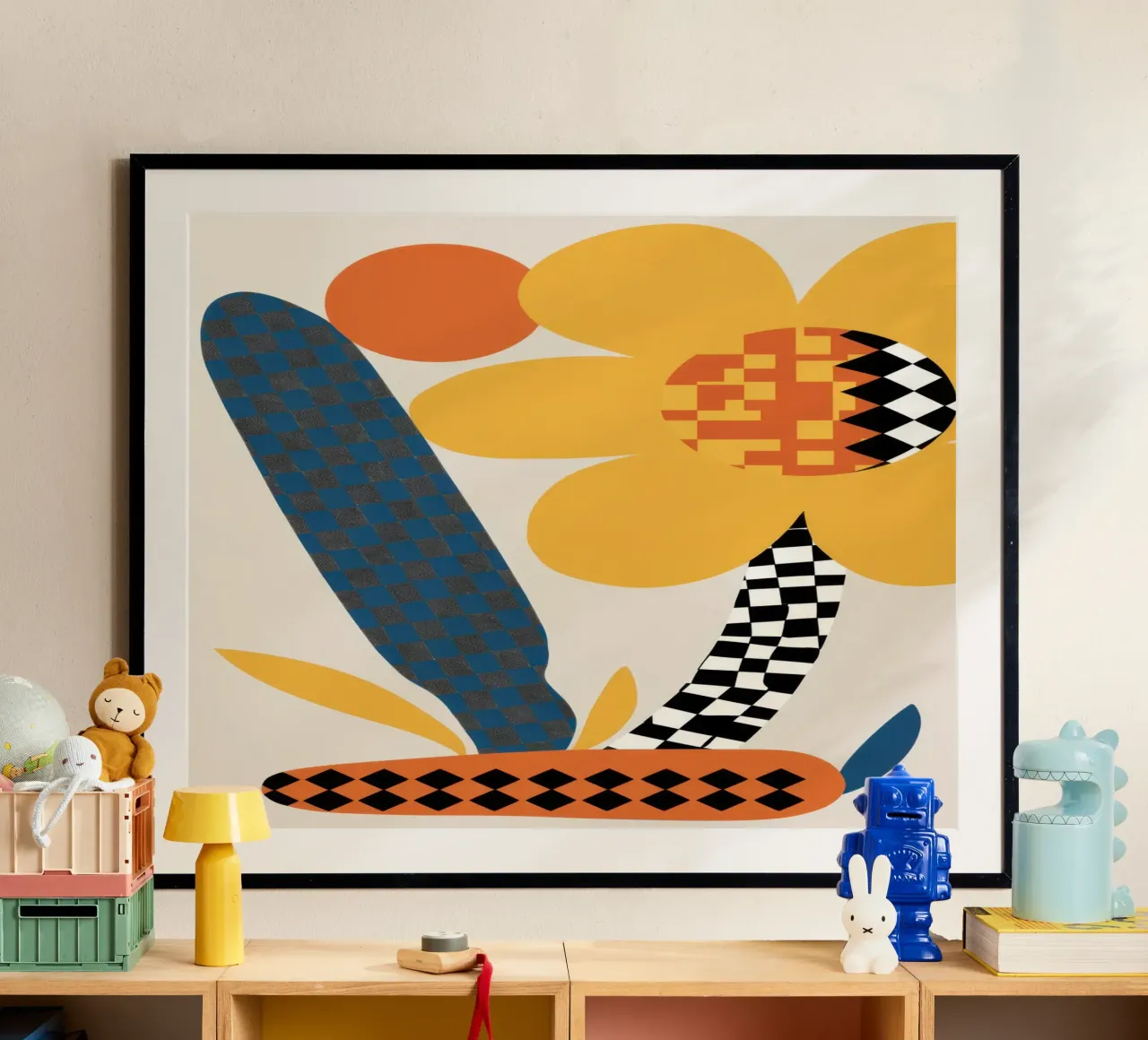 Vibrante geometria floreale poster da Bring Haven
