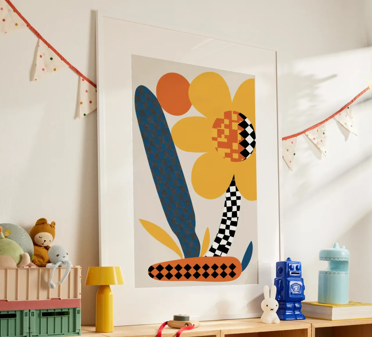 Vibrante geometria floreale poster da Bring Haven