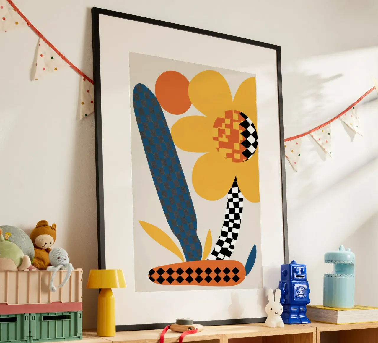 Vibrante geometria floreale poster da Bring Haven