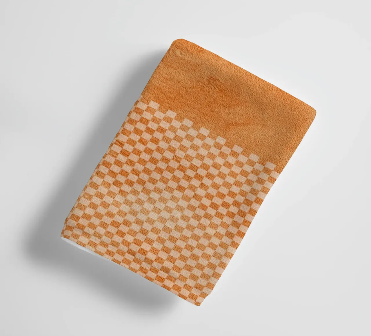 abstract art geometric orange color asciugamano da bagno da vintageshop