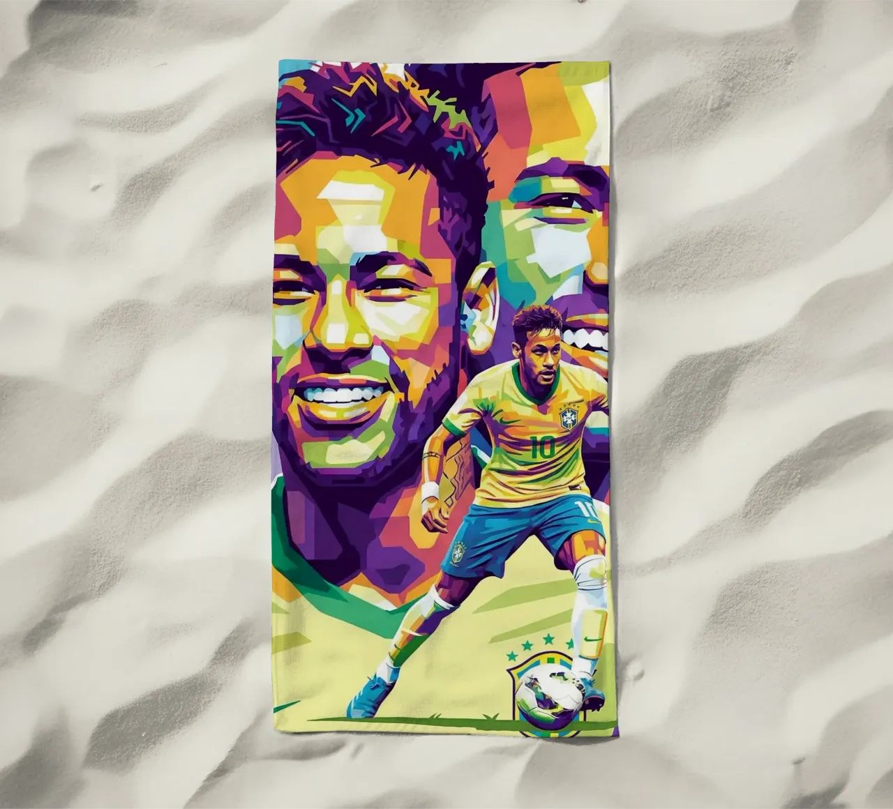 Neymar - WPAP art style (1) telo mare da Hantamrata