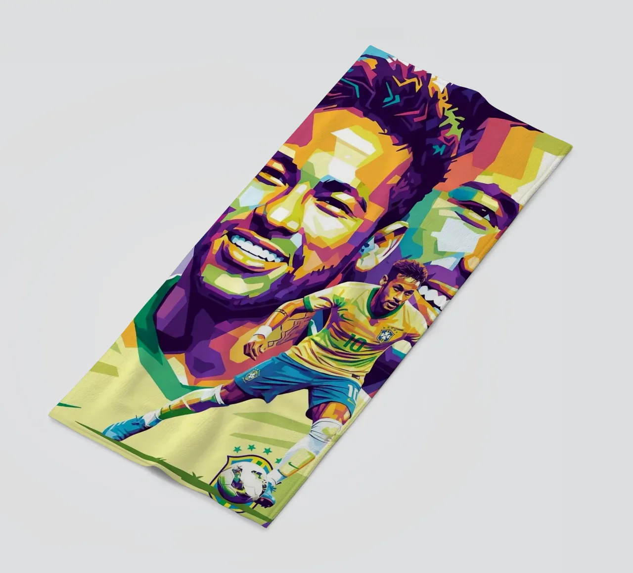 Neymar - WPAP art style (1) telo mare da Hantamrata