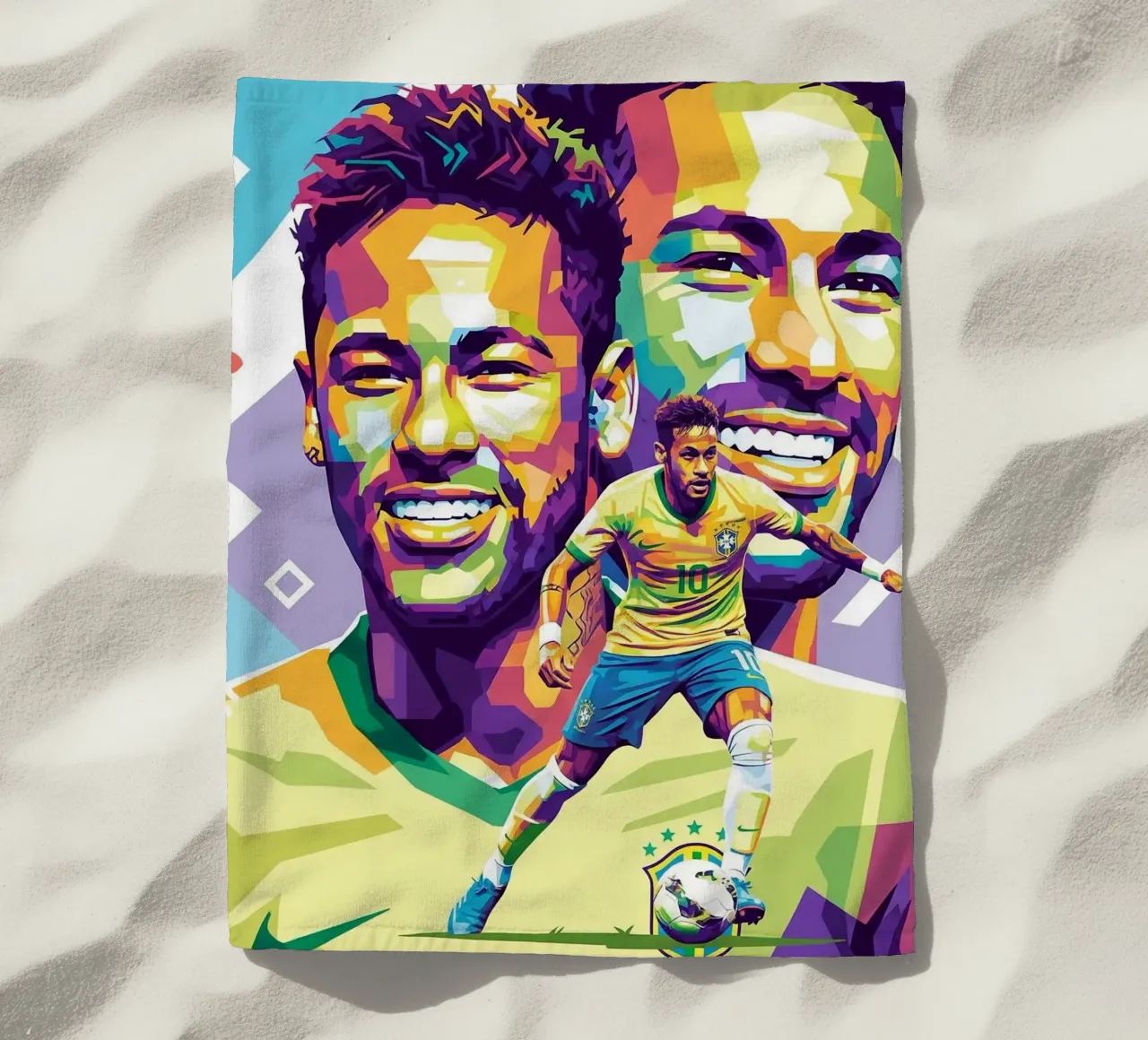 Neymar - WPAP art style (1) telo mare da Hantamrata