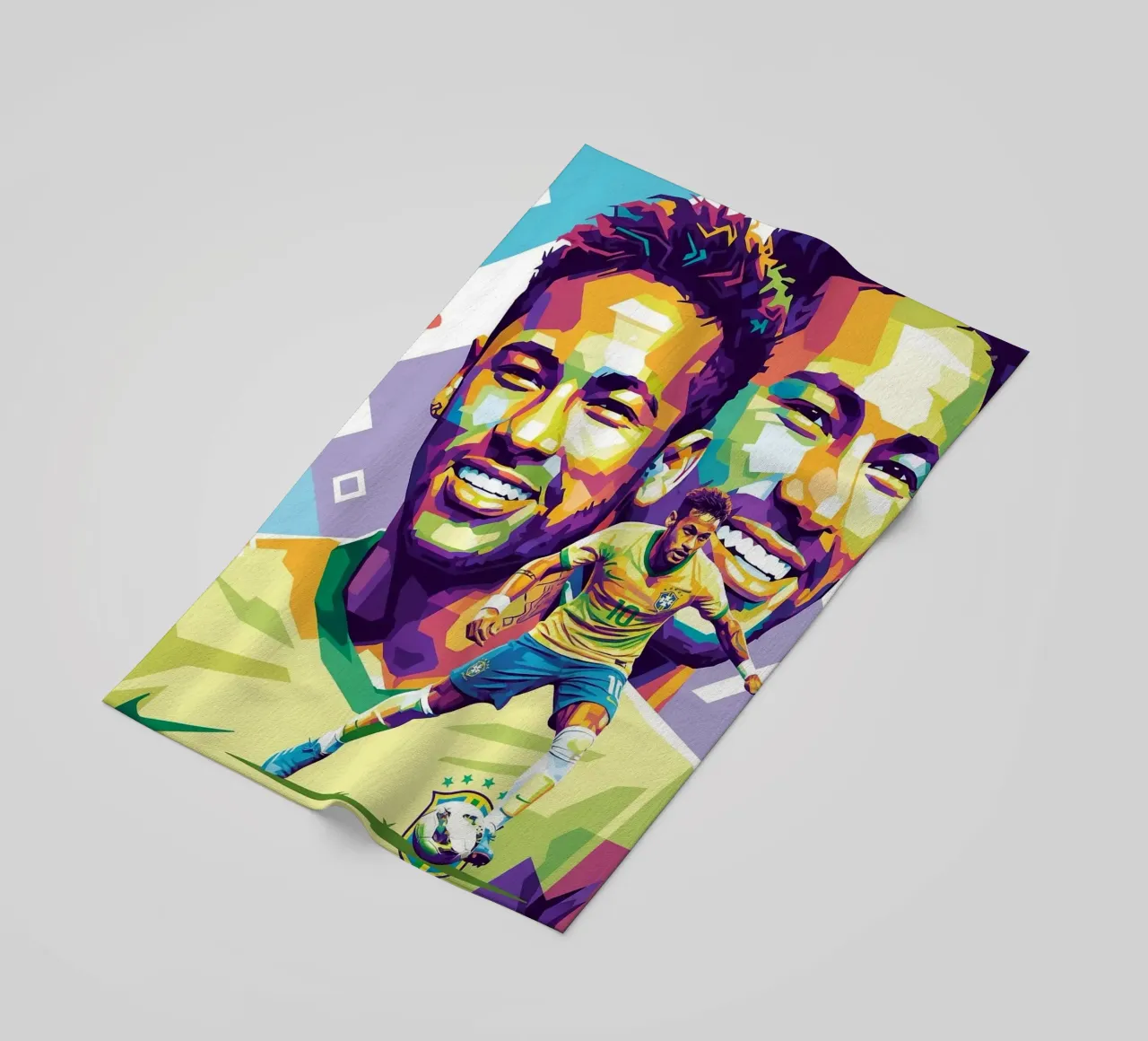 Neymar - WPAP art style (1) telo mare da Hantamrata