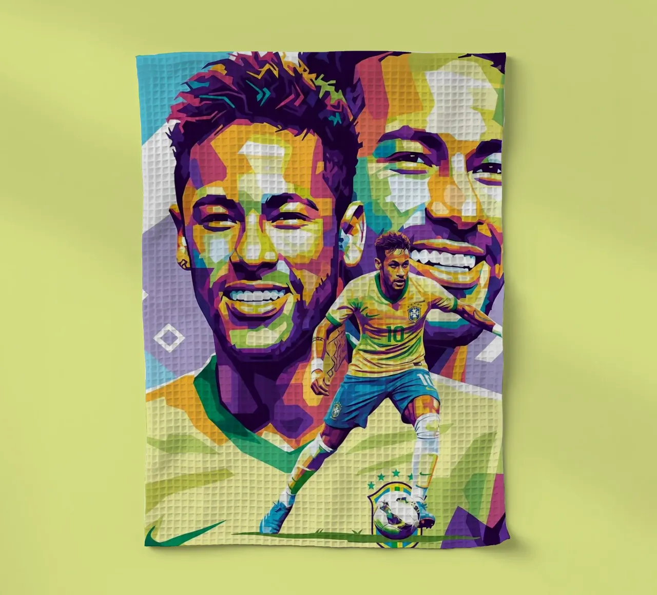Neymar - WPAP art style (1) canovaccio da cucina da Hantamrata