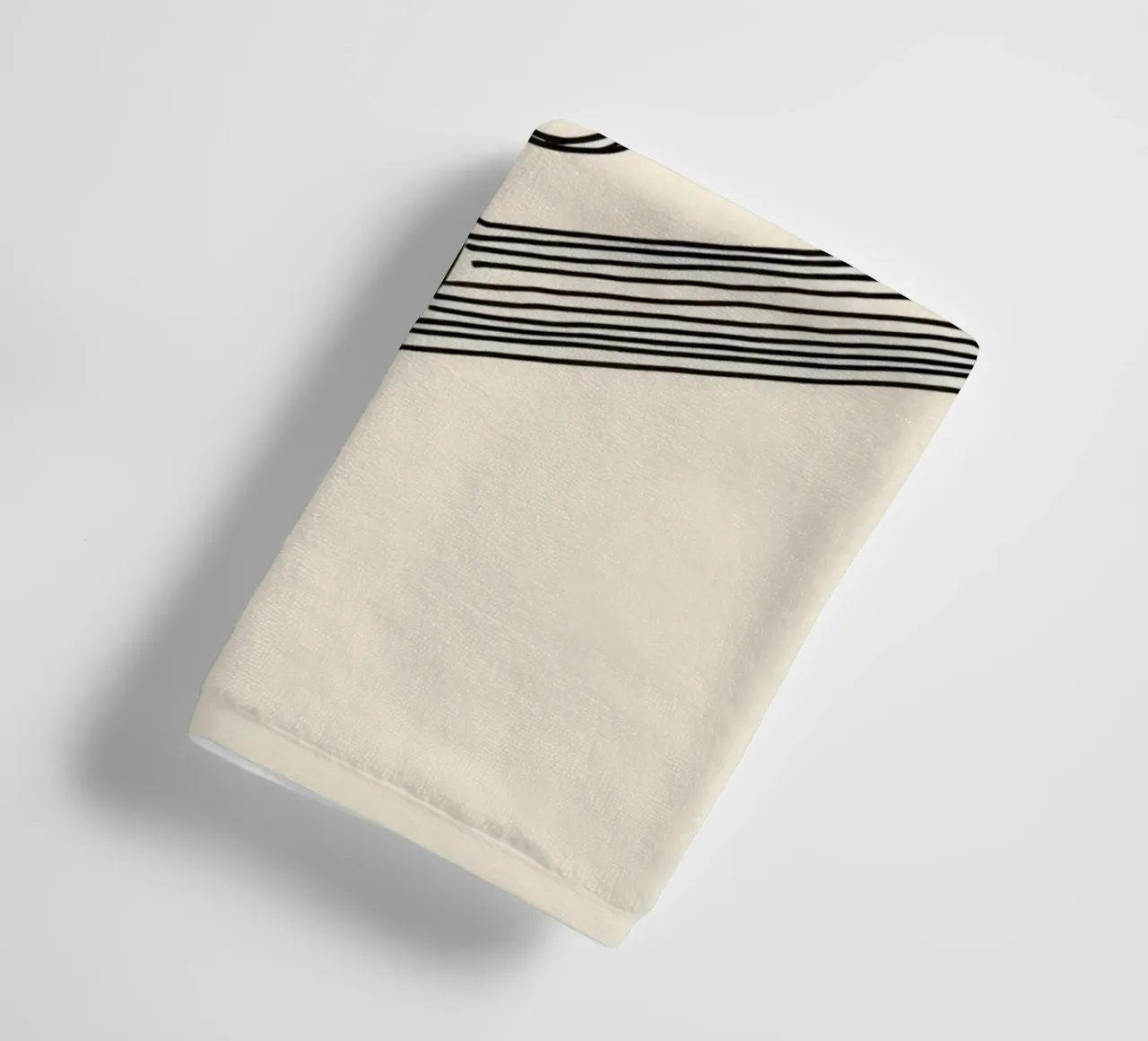 Glasses on a closed book symbolizing knowledge and reading towel by DesignDoodle