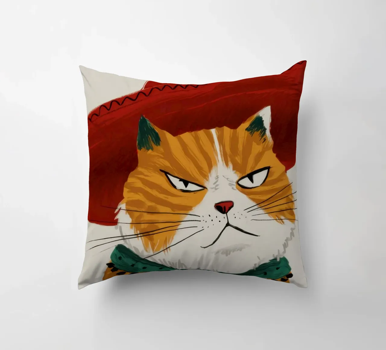 Cappello Cat Majesty cuscino da Bring Haven