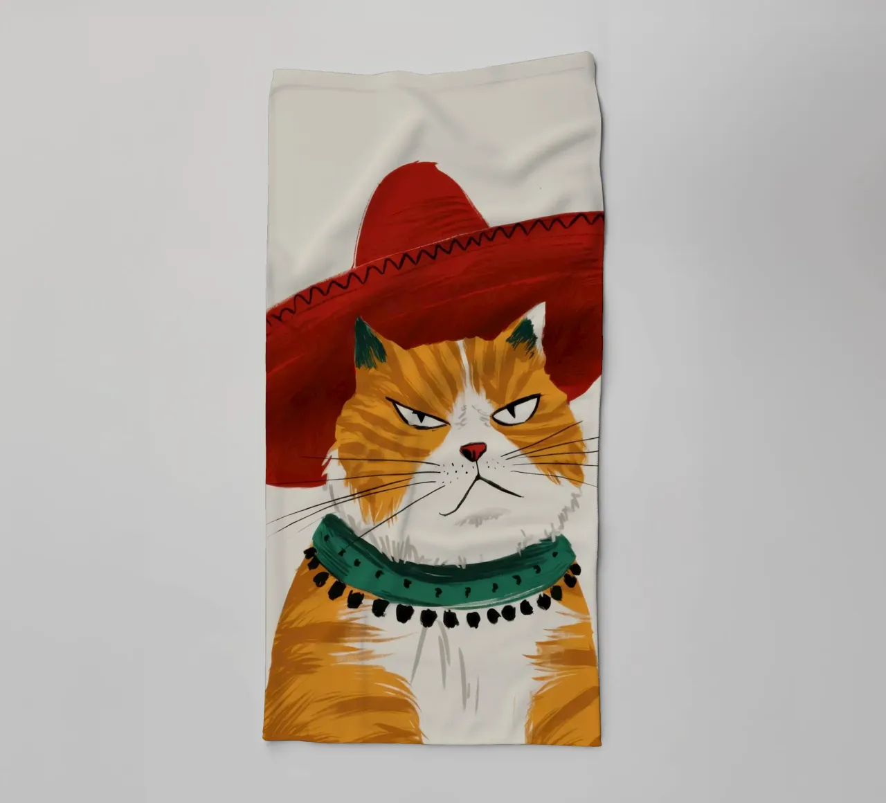 Cappello Cat Majesty asciugamano da bagno da Bring Haven