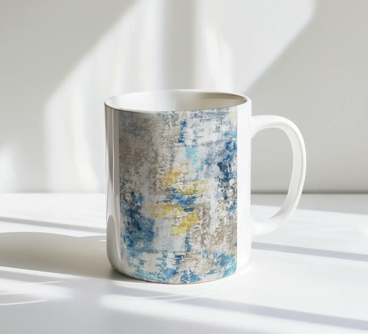 abstract art concrete wear tazza in ceramica da vintageshop